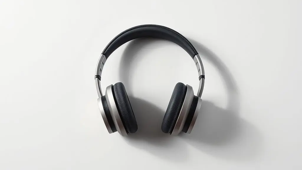 Um par de fones de ouvido Ambie tipo earcuff sem marca em destaque, centralizados em um fundo minimalista para a análise completa dos modelos.