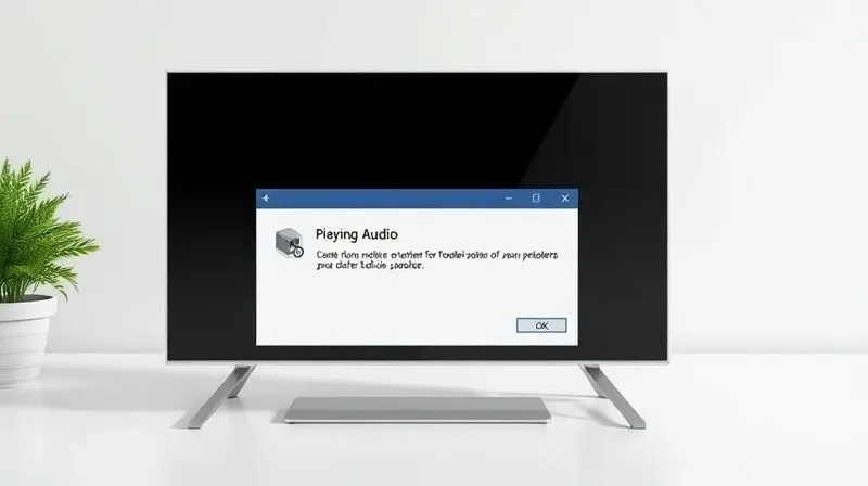 Tela da solução de problemas de áudio do Windows sendo executada para encontrar e corrigir falhas de som no computador.